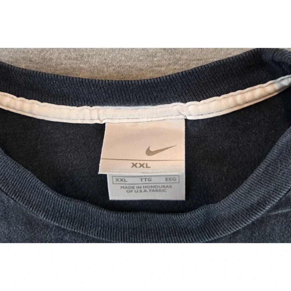 Vtg Nike T Shirt Mens XXL Charcoal PALI ALUMNI Palisades Embroidered Swoosh 90's